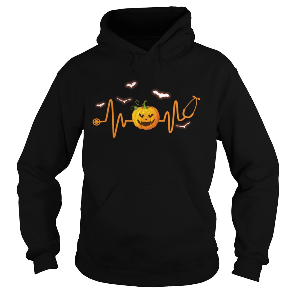 Stethoscope Pumpkin Funny Nurse Halloween Costume TShirt Hoodie