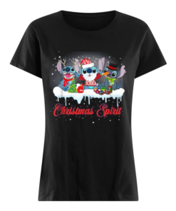 Stitch Christmas spirit  Classic Women's T-shirt