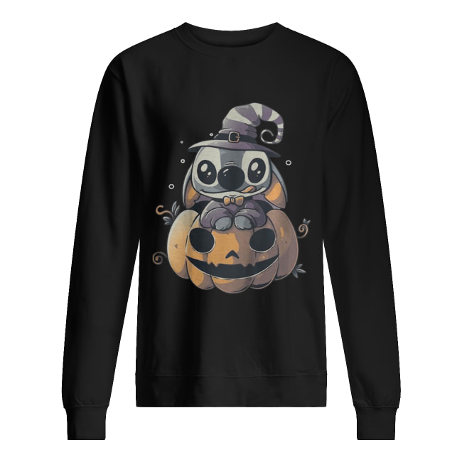 Stitch Pumpkin Halloween Unisex Sweatshirt