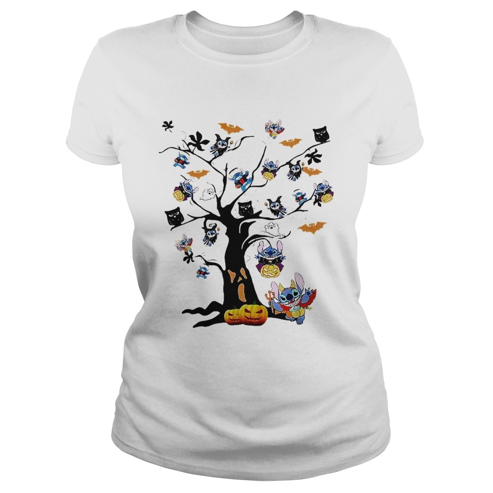 Stitch tree Halloween Classic Ladies