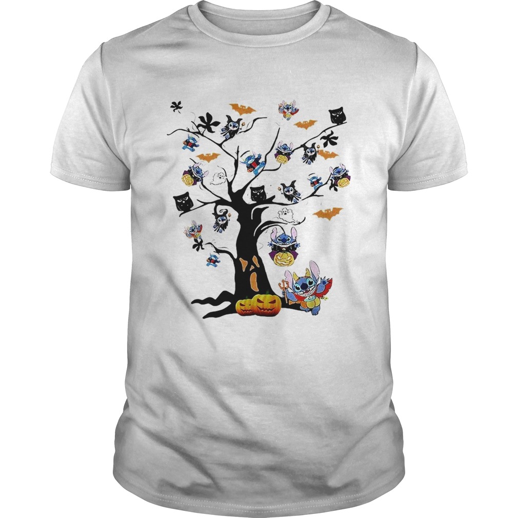 Stitch tree Halloween shirt