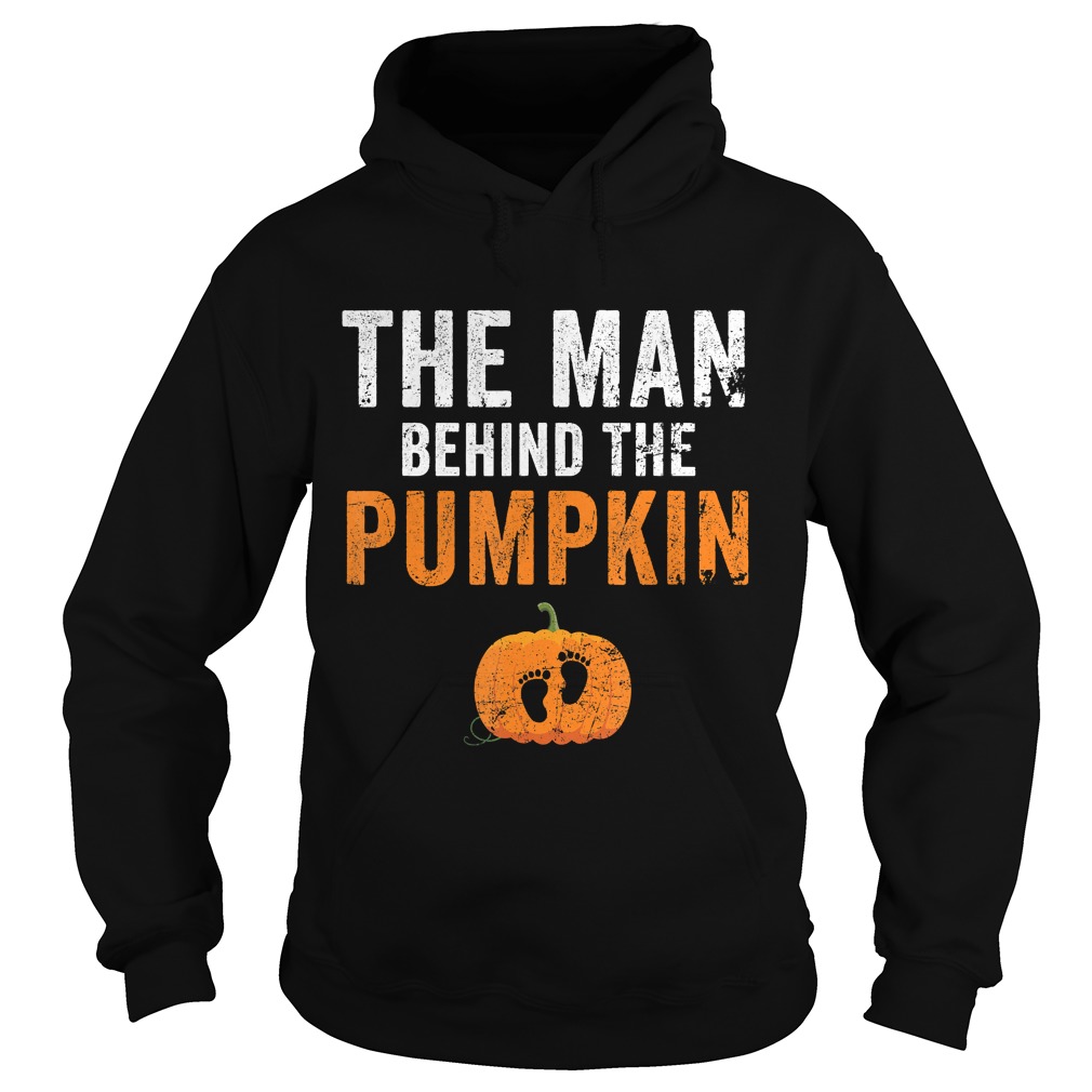 The Man Behind The Pumpkin Halloween New Dad Shirt Hoodie