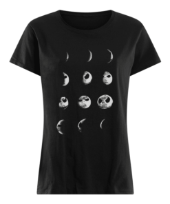 The Nightmare Before Christmas Jack Skellington Moon  Classic Women's T-shirt