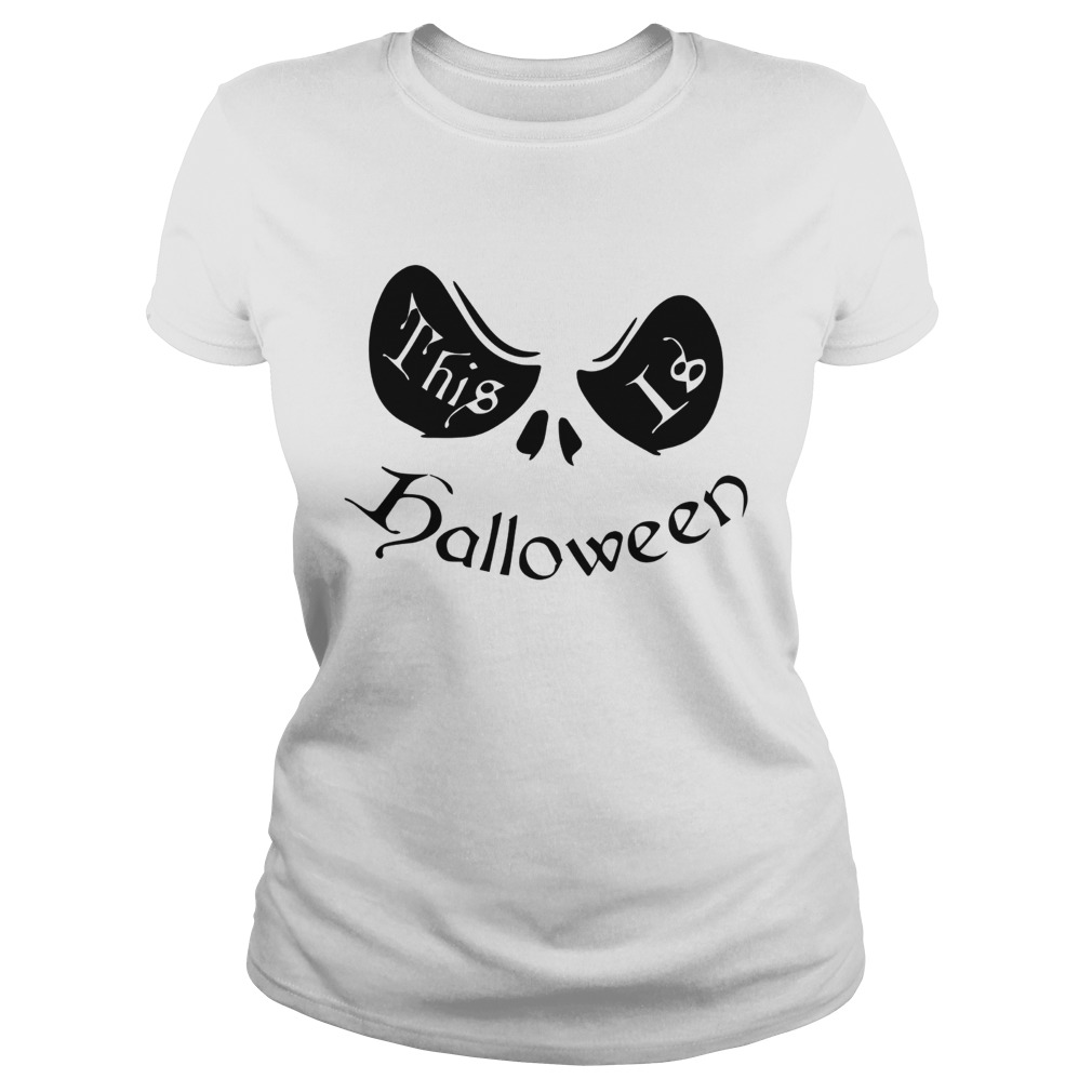 This is Halloween Jack Skellington Classic Ladies