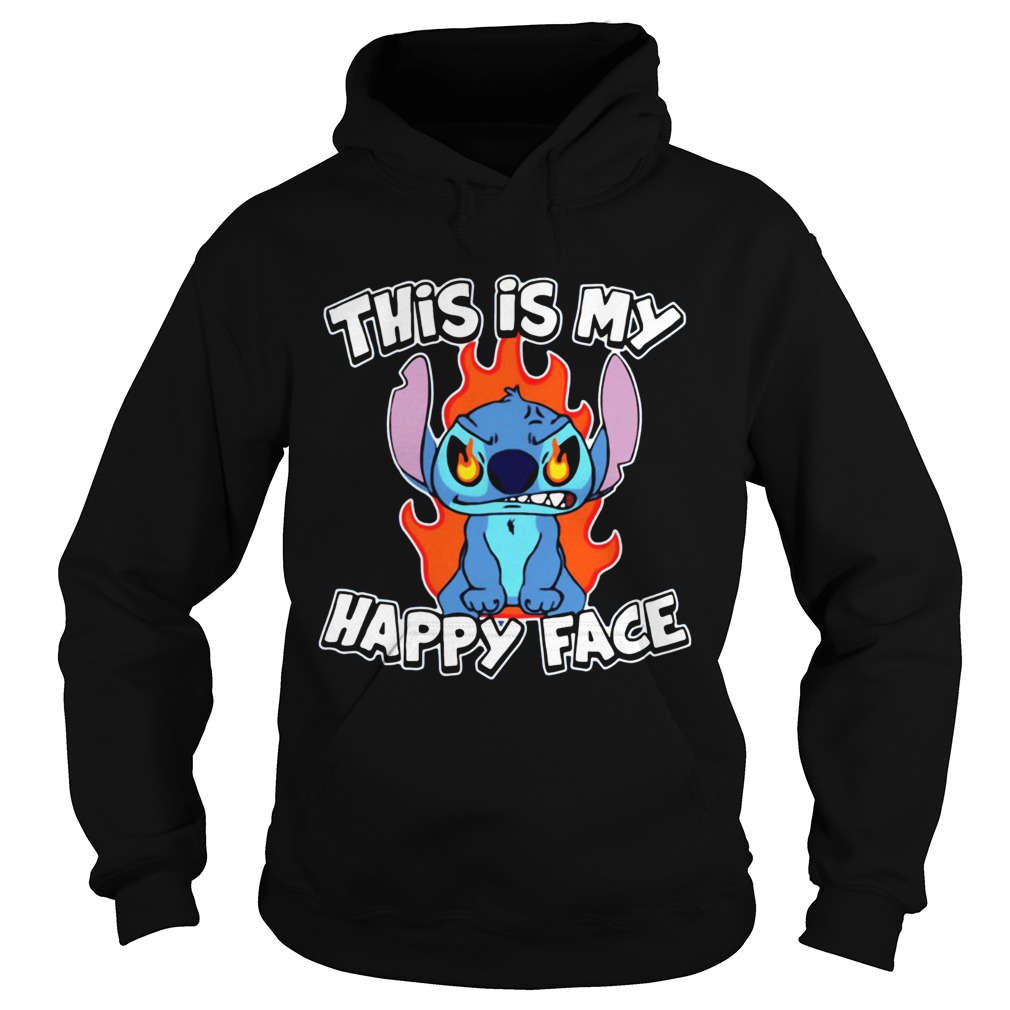 This is my happy face Stitch Halloween Hoodie