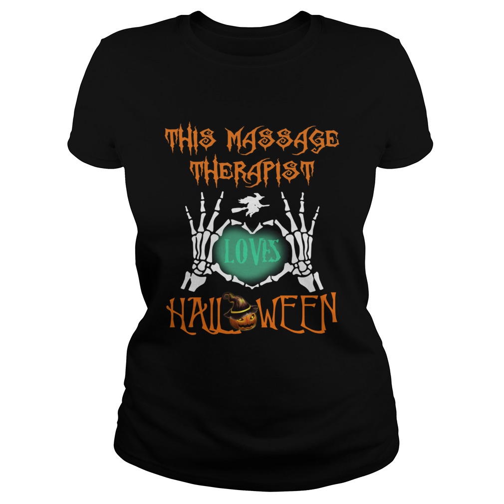 This massage therapist loves Halloween Classic Ladies