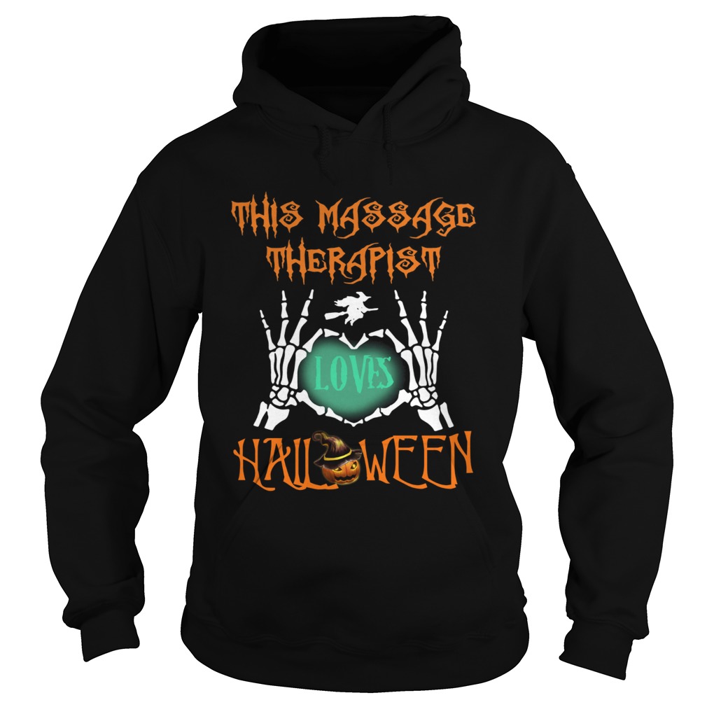 This massage therapist loves Halloween Hoodie