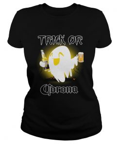 Trick or Corona ghost Halloween  Classic Ladies