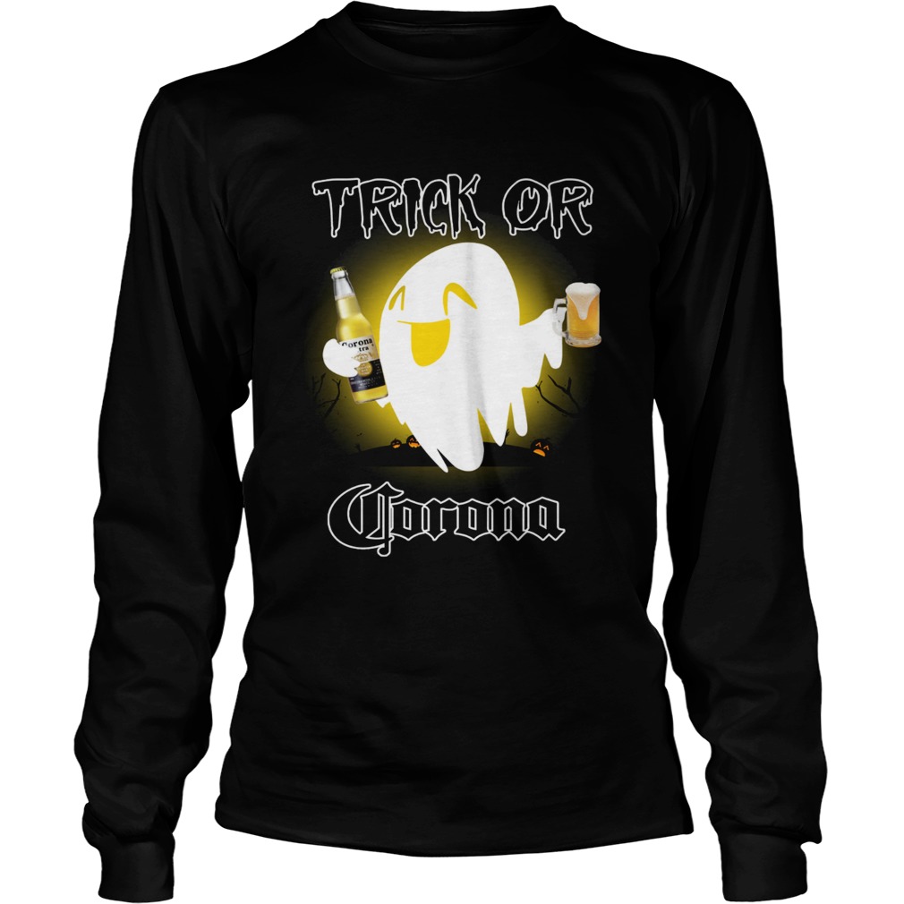 Trick or Corona ghost Halloween LongSleeve