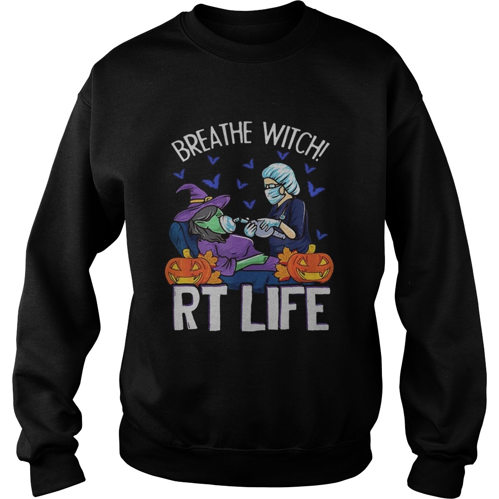 Victim breathe witch RT life Halloween Sweatshirt