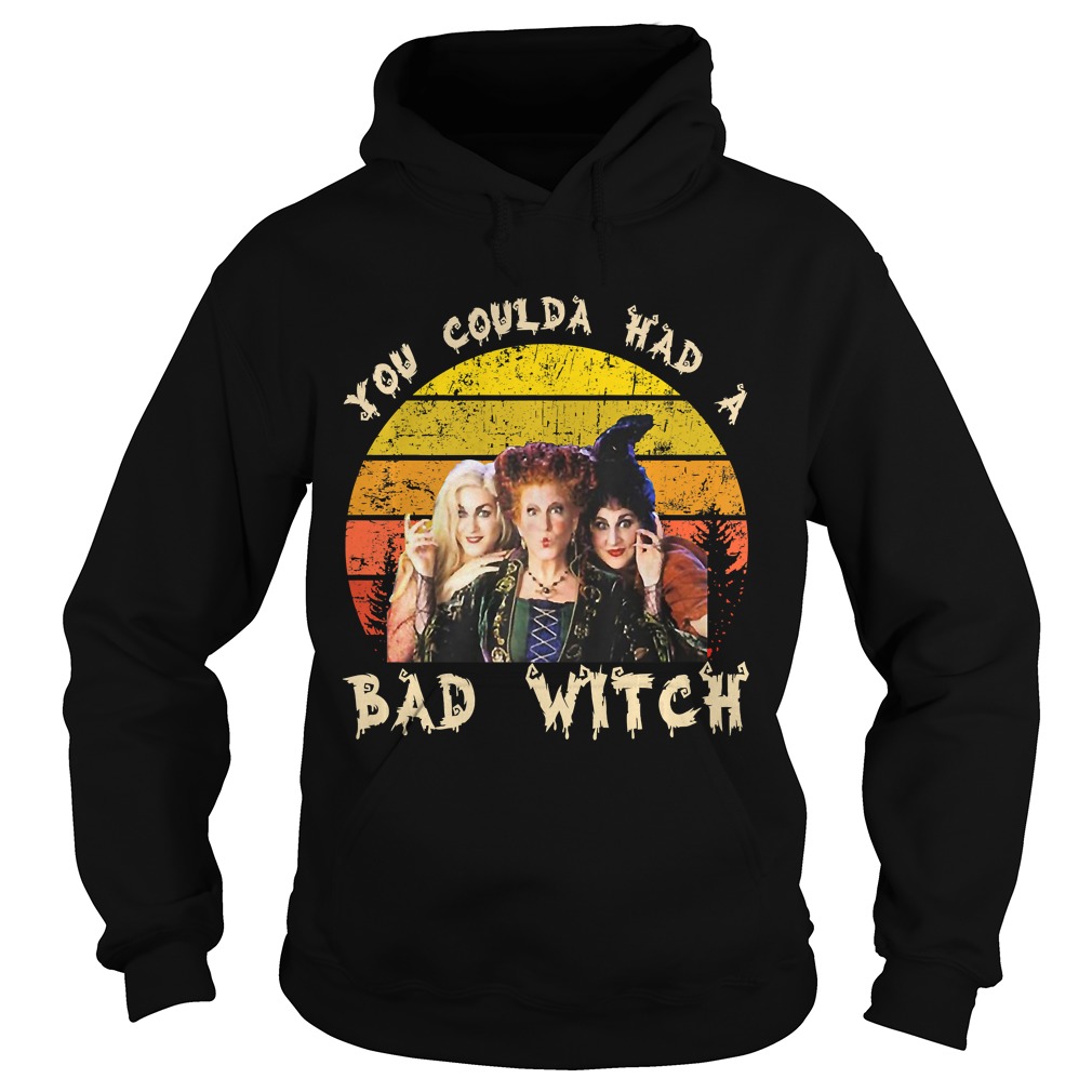 Vintage You Coulda Had a Bad Witch Halloween FunnyPremium TShirt Hoodie