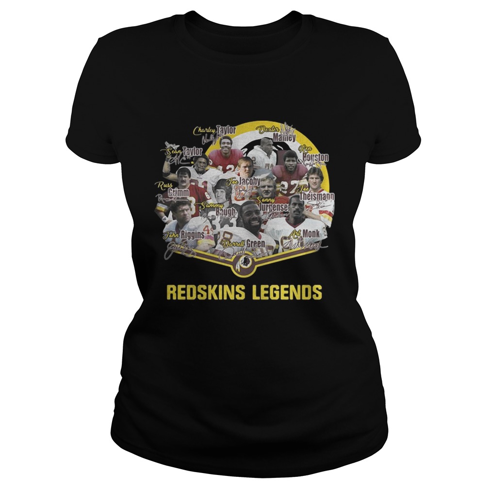 Washington Redskins legends team signature Classic Ladies