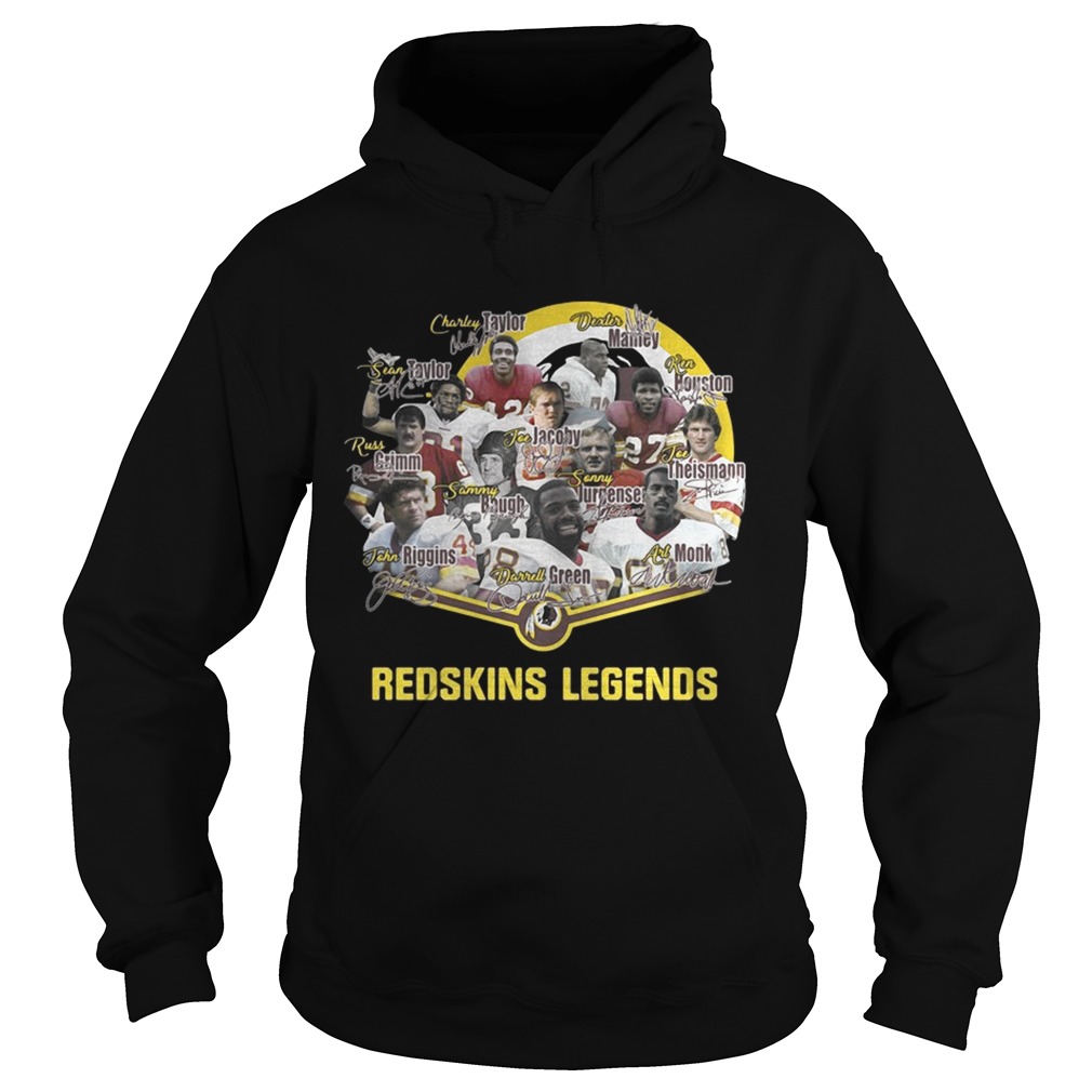 Washington Redskins legends team signature Hoodie