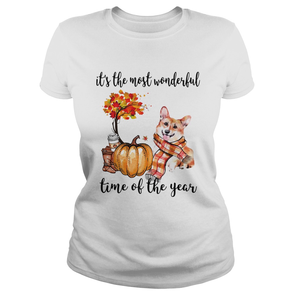 Welsh Corgi its the most wonderful time of the year Classic Ladies