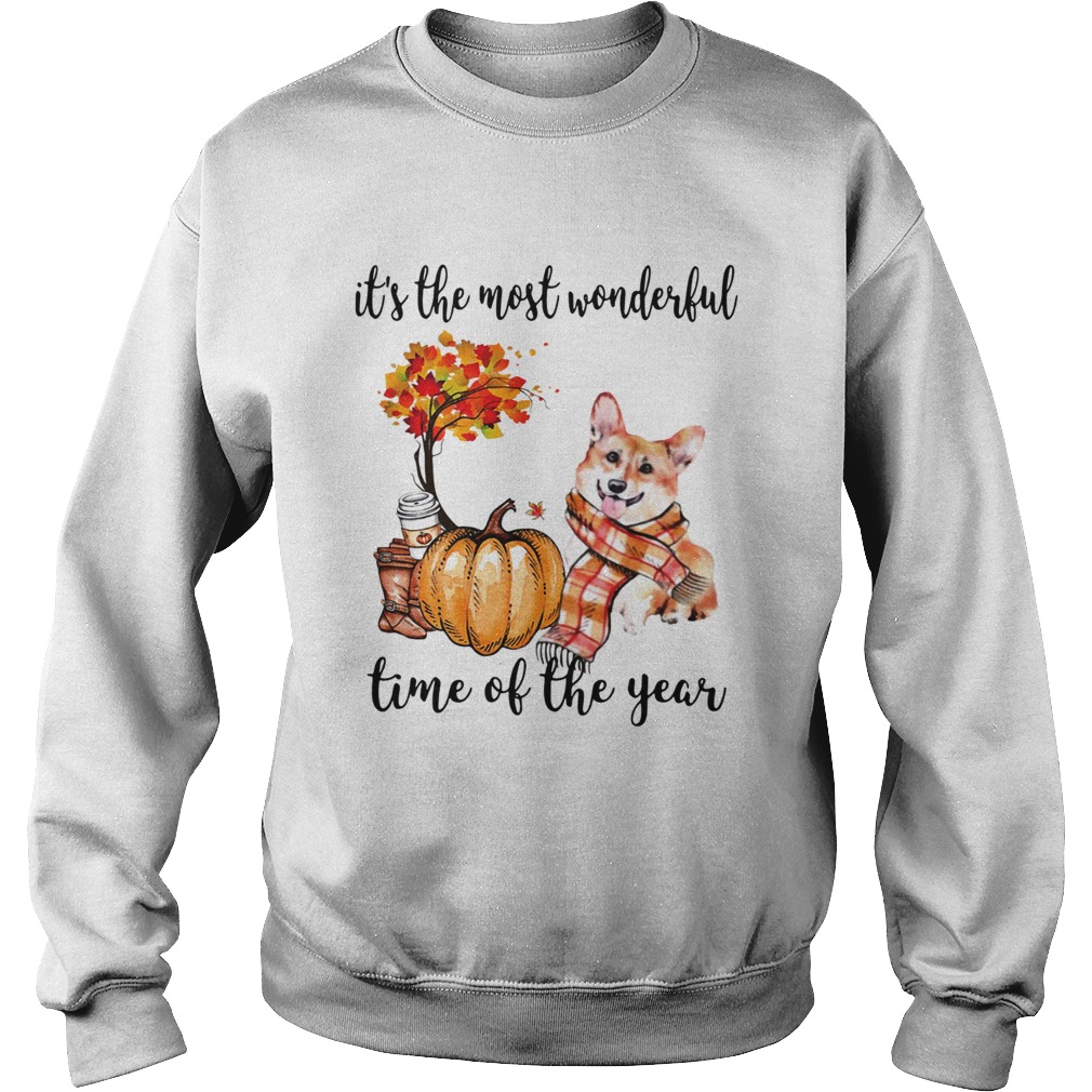 Welsh Corgi its the most wonderful time of the year Sweatshirt