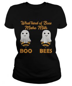 What Kind Of Bee Make Milk Boo Bees Halloween Shirt Classic Ladies