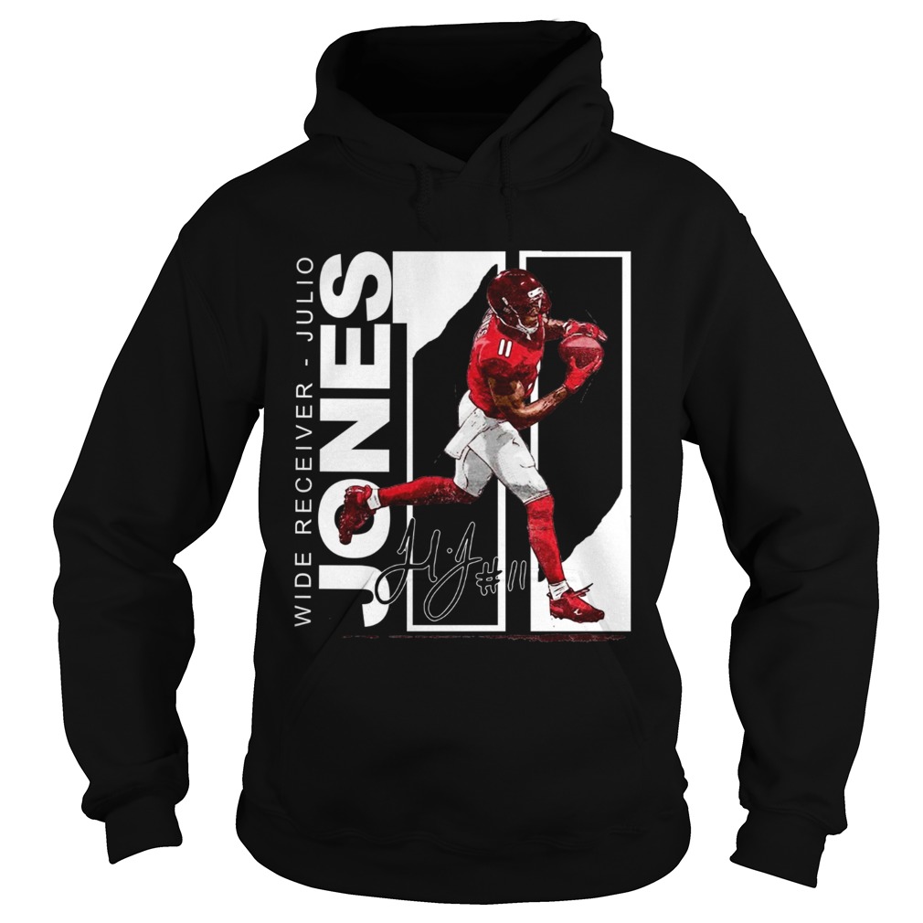 Wide Receiver Julio Jones Atlanta Football signature Hoodie