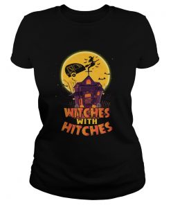 Witches With Hitches Funny Camping Halloween Girls Women tShirt Classic Ladies