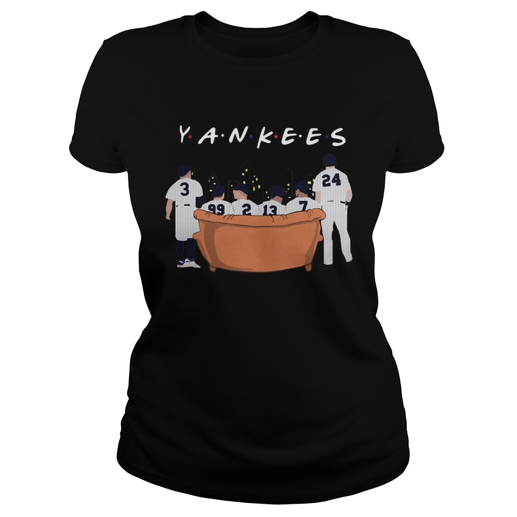 Yankees players sit on sofa friends Classic Ladies