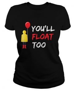 YoullFloat Too Red Balloon Halloween costume TShirt Classic Ladies