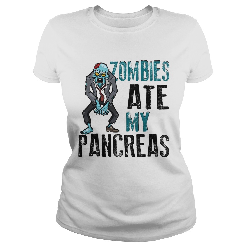 Zombies ate my pancreas Classic Ladies