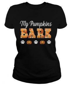 my pumpkin bark TShirt Classic Ladies