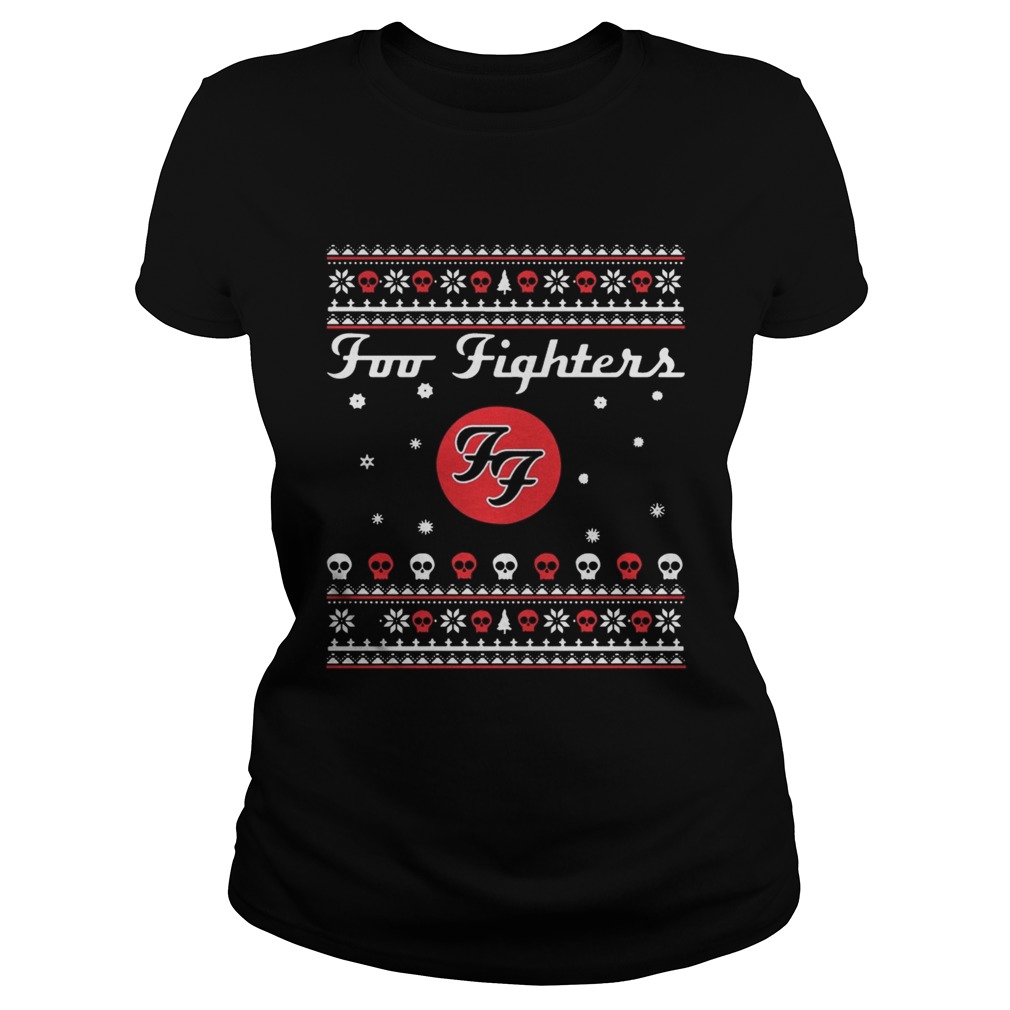 1571387954Foo Fighters Christmas Shirt Classic Ladies