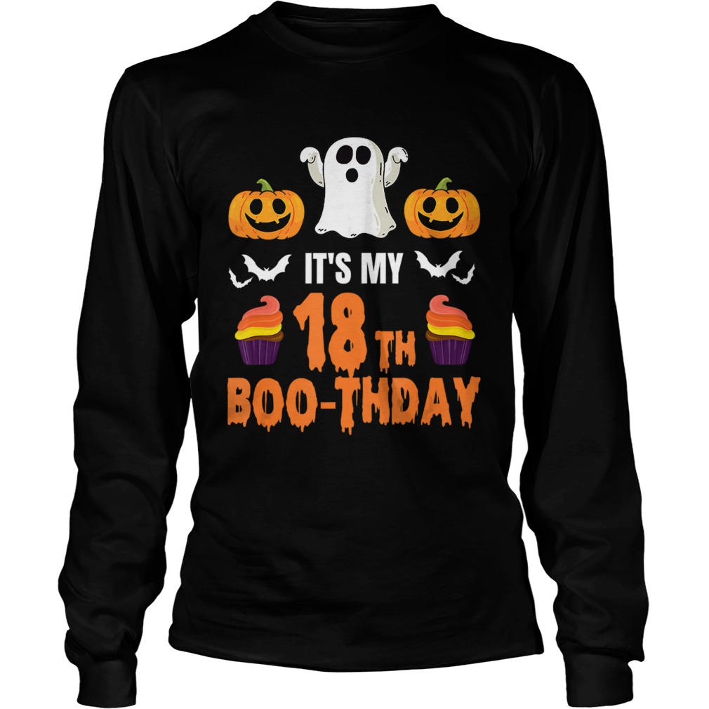 1571796006Halloween 18th Birthday Boo-thday T-Shirt LongSleeve