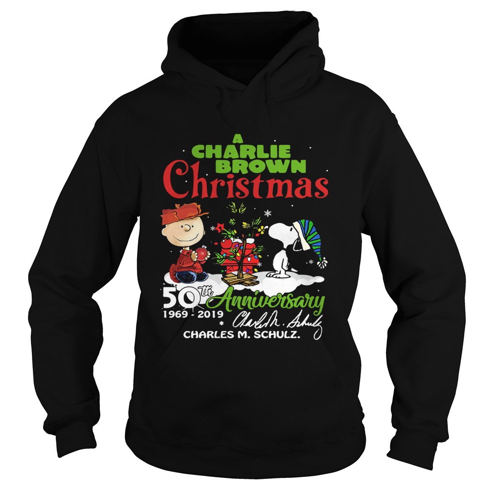 A Charlie Brown Christmas 50th Anniversary 19692019 Signature Shirt Hoodie