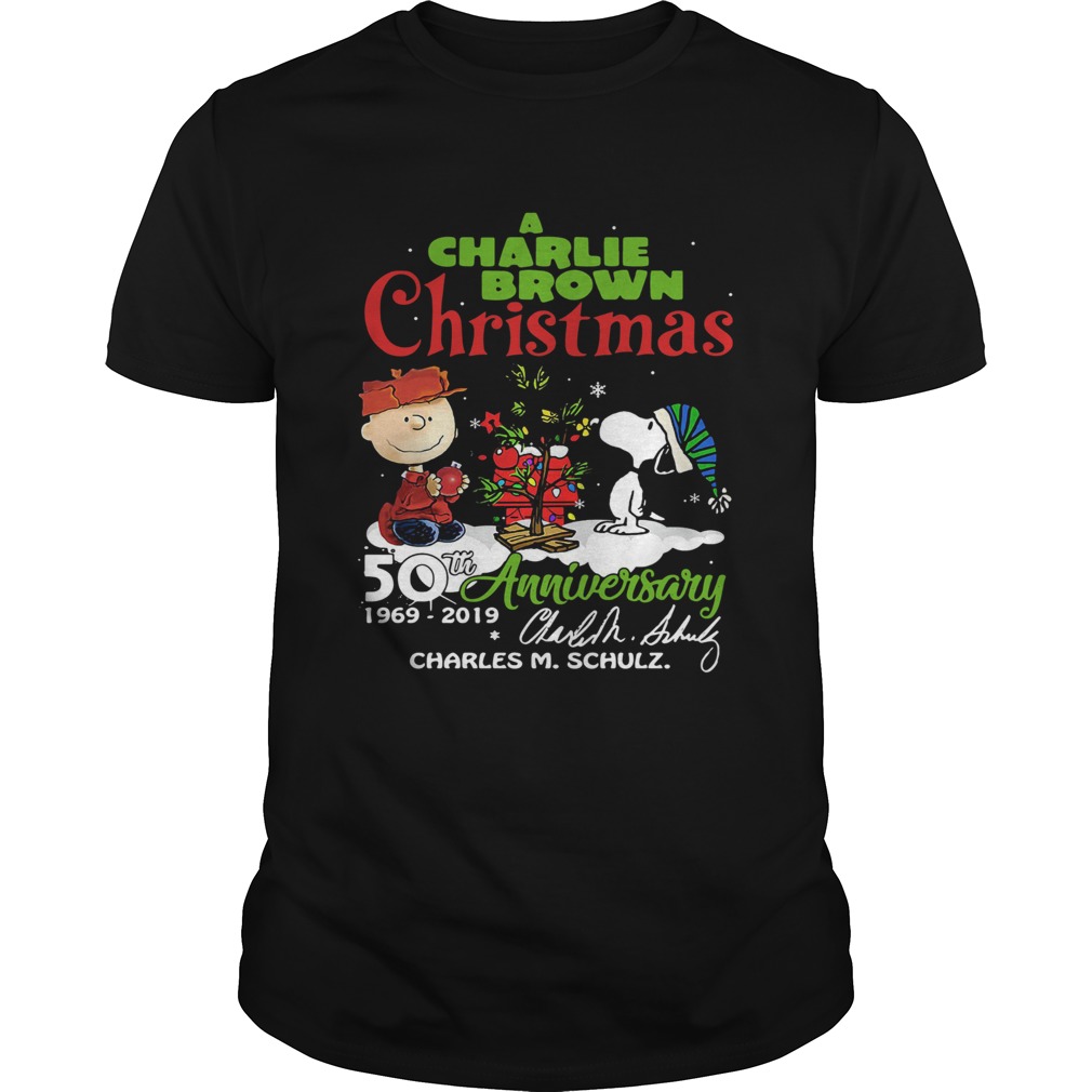 A Charlie Brown Christmas 50th Anniversary 19692019 Signature Shirt