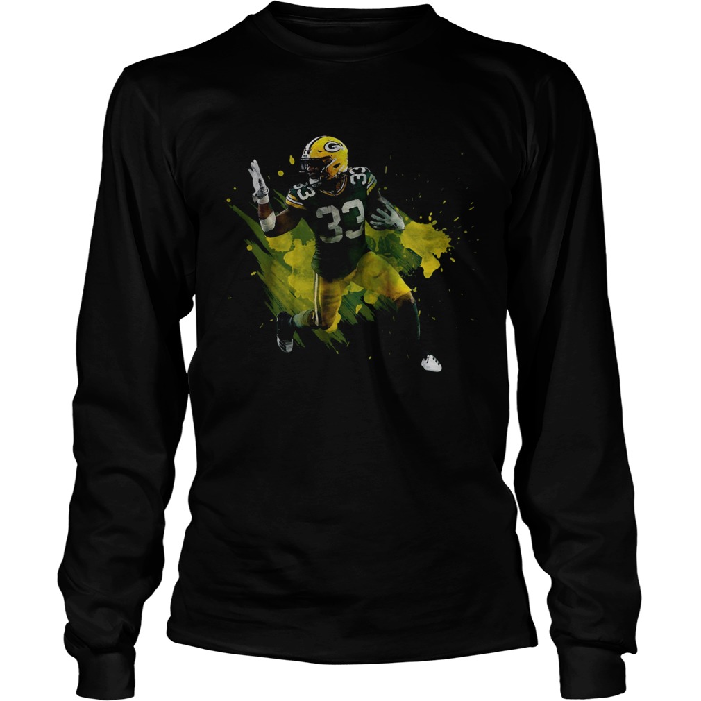 Aaron Jones Green Bay Packers Running Back LongSleeve