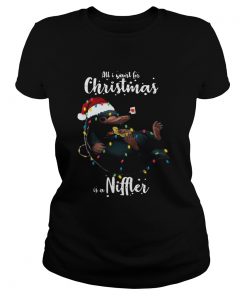 All I Want For Christmas Is A Niffler Shirt Classic Ladies