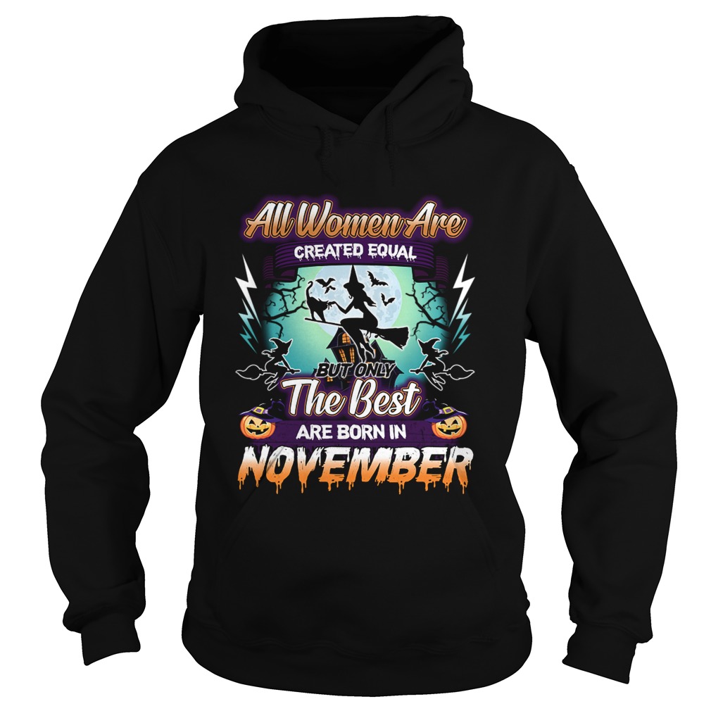 All women are created equal but only the best are born in november TShirt Hoodie