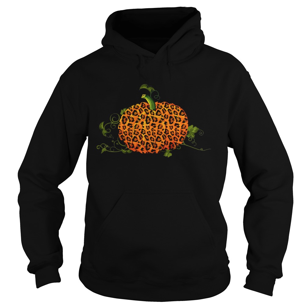 Animal Leopard Pumpkin Fall Autumn Halloween Gift TShirt Hoodie