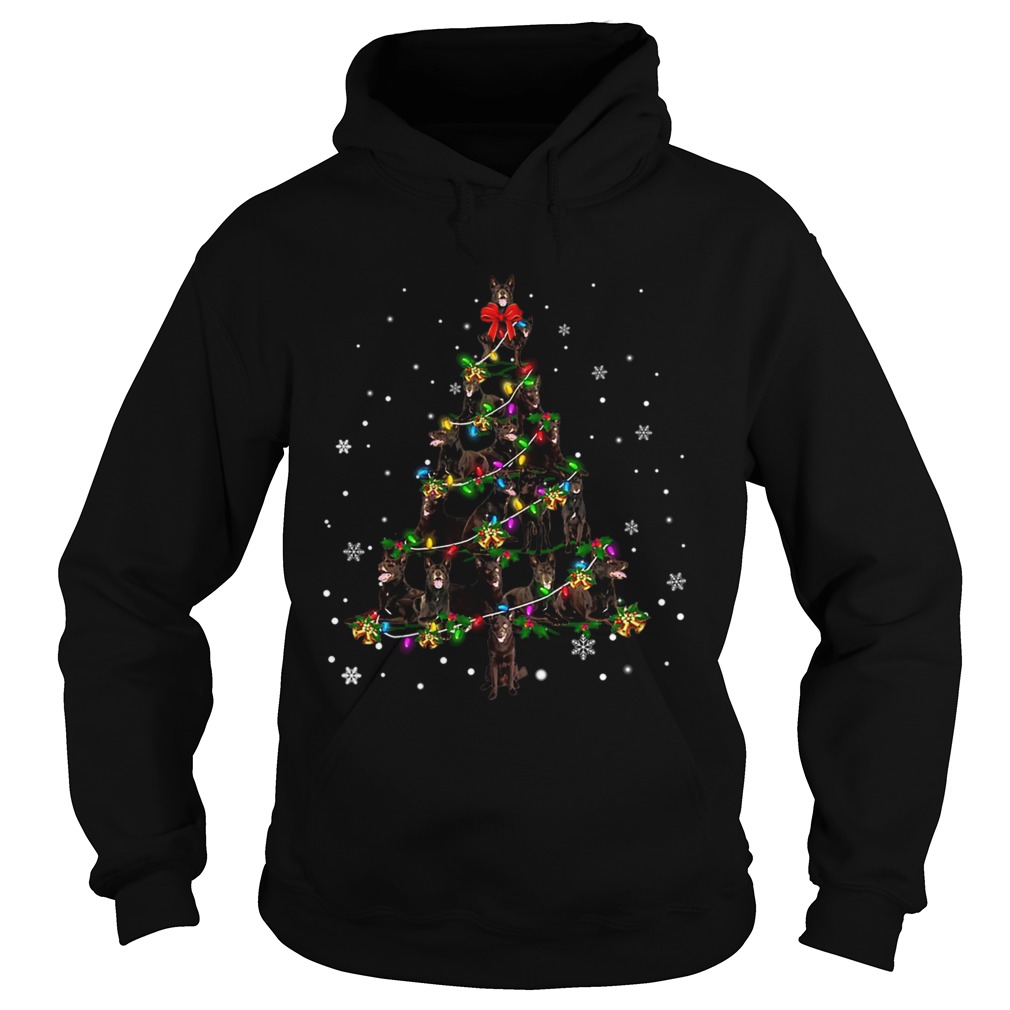 Australian Kelpie Christmas Tree TShirt Hoodie