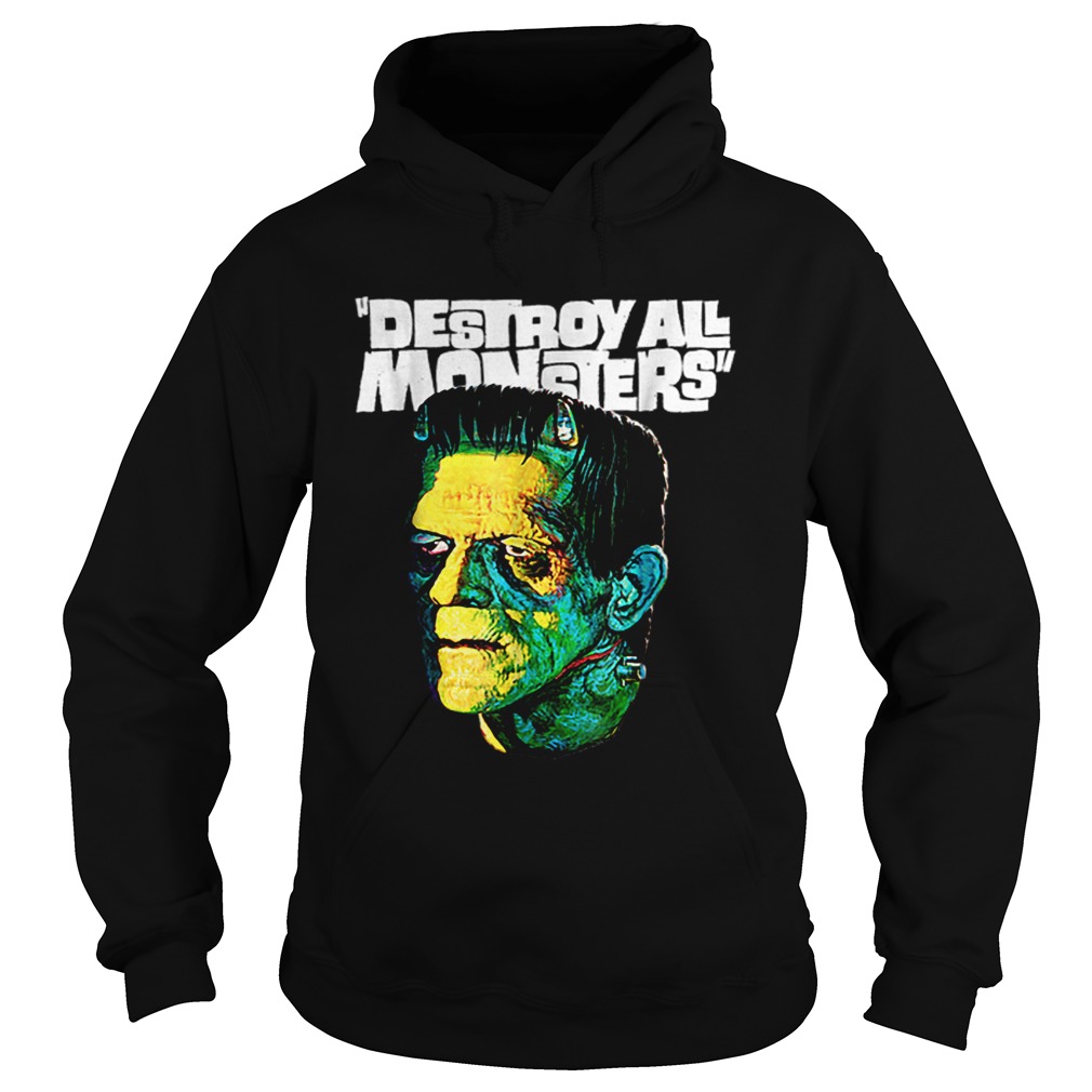 Awesome Vintage Frankenstein Halloween Party Horror Movie Hoodie