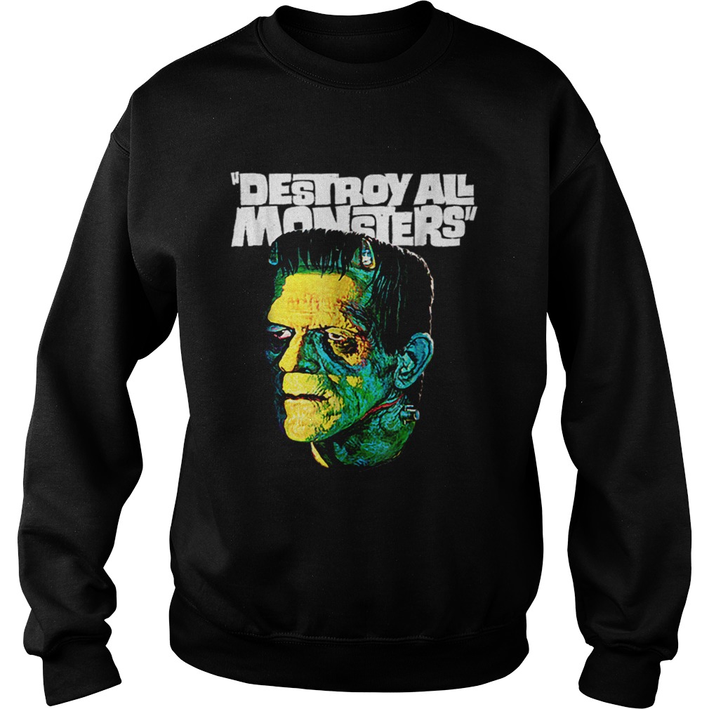 Awesome Vintage Frankenstein Halloween Party Horror Movie Sweatshirt