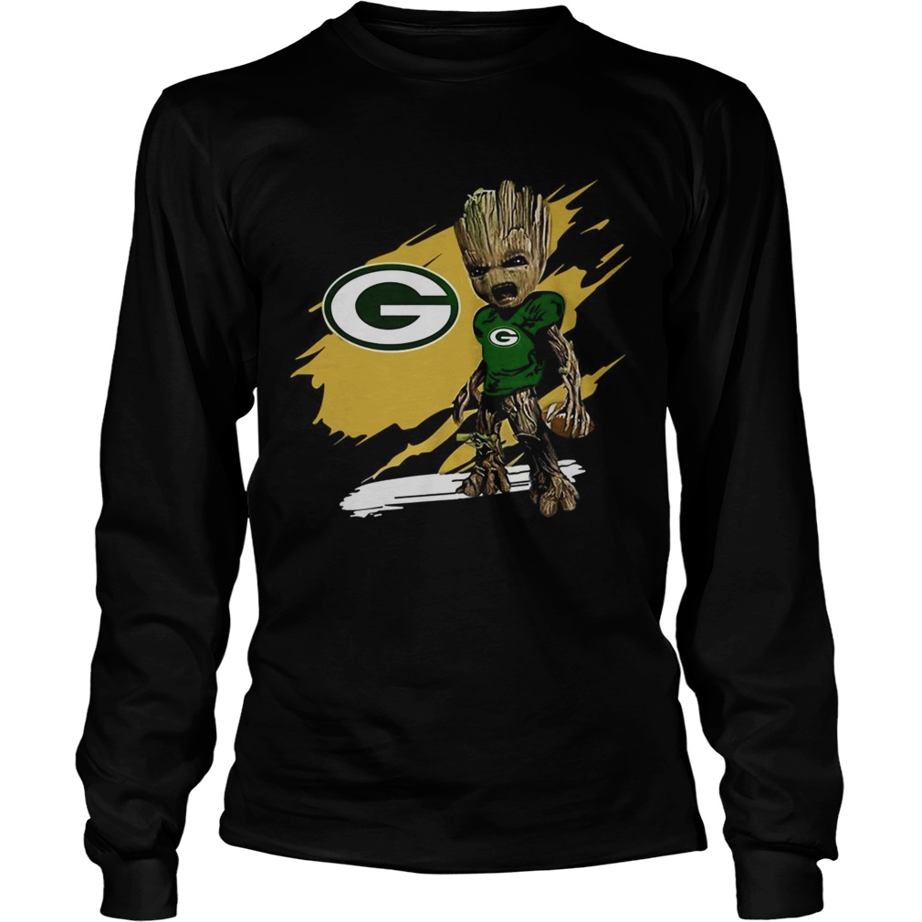 Baby Groot Green Bay Packers LongSleeve