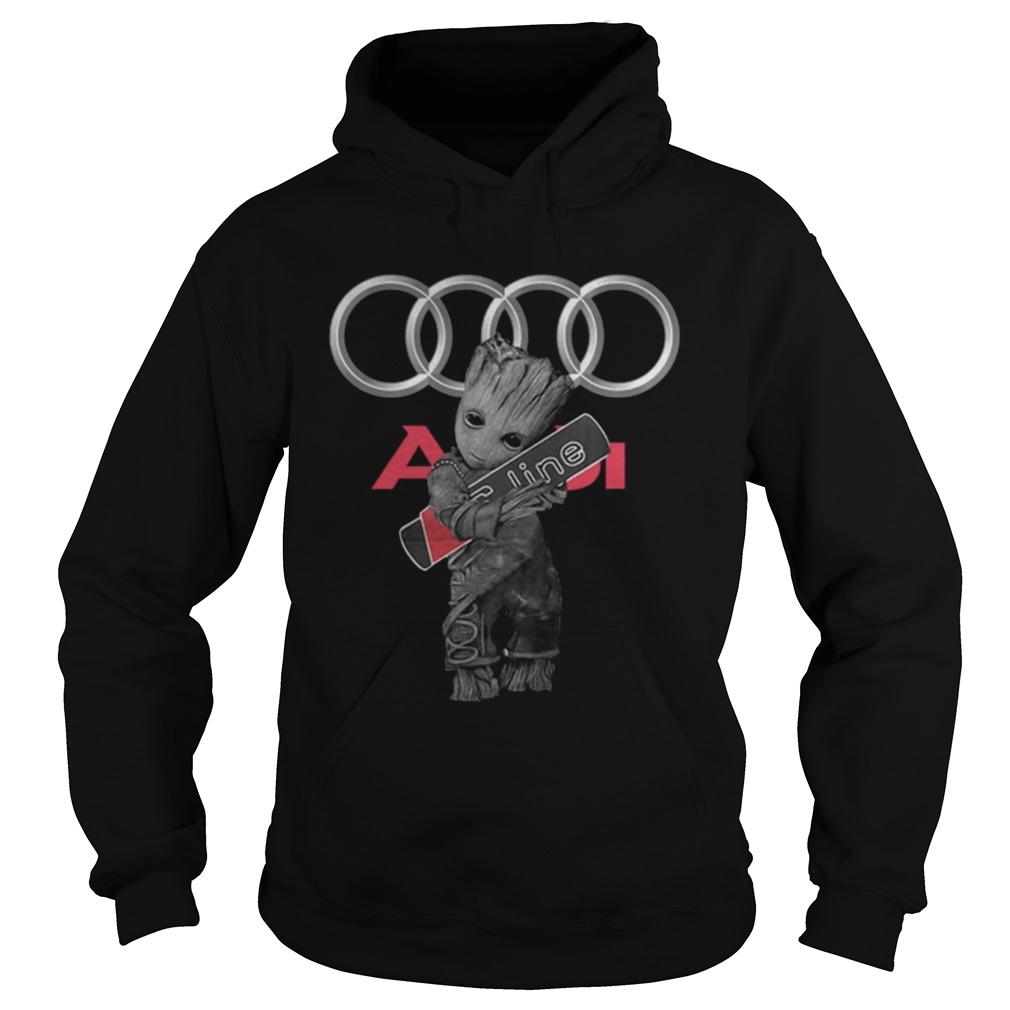 Baby Groot hug Audi SLine Hoodie