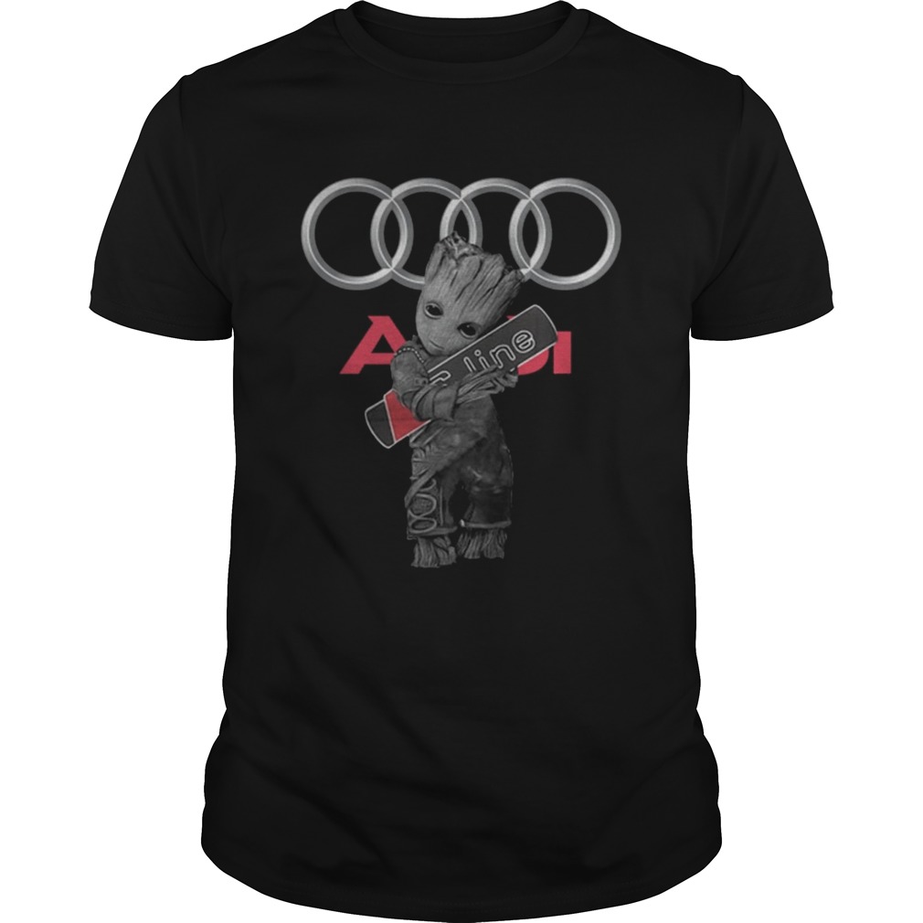 Baby Groot hug Audi SLine shirt