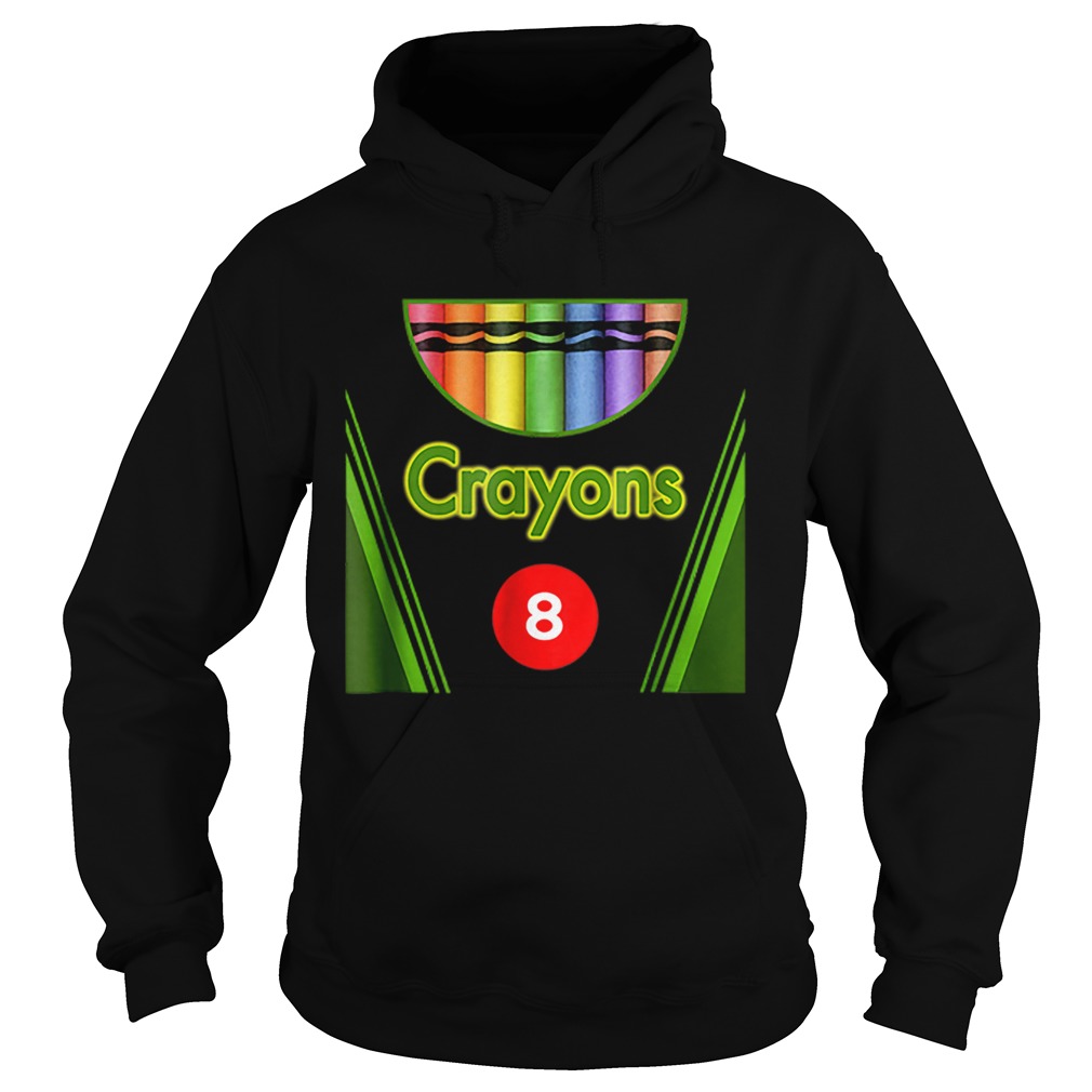 Beautiful Crayon Box of 8 Costume Halloween Hoodie