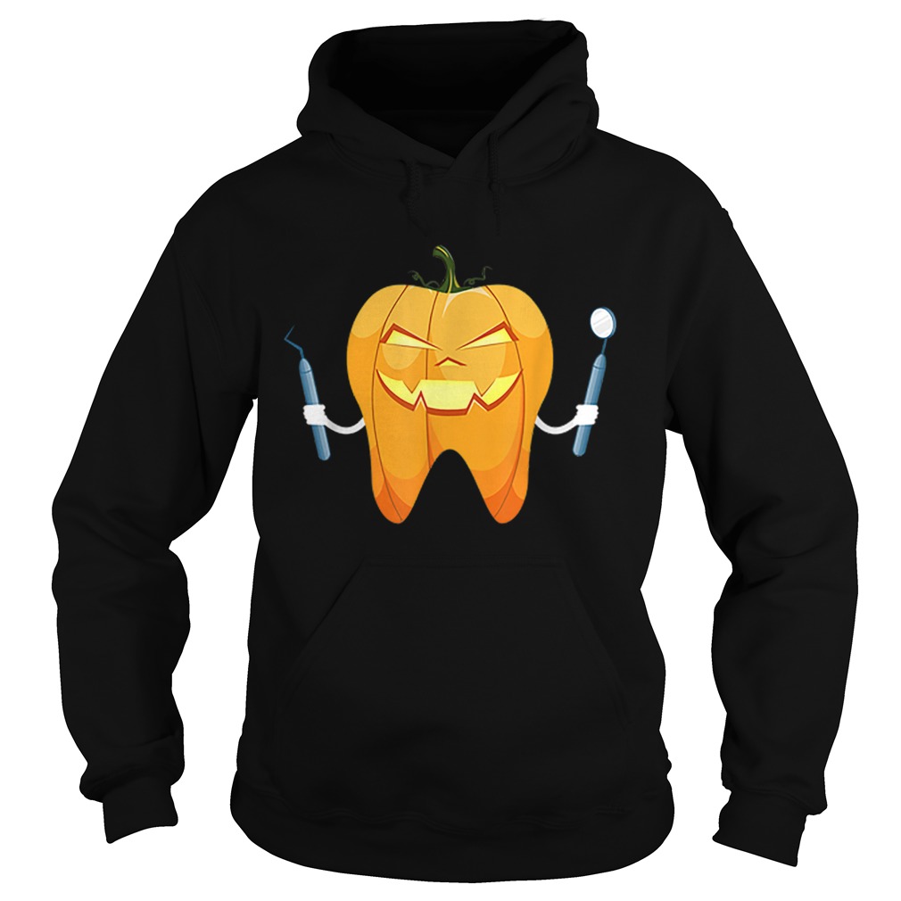 Beautiful Dentist Halloween Night Pumpkin Scrubs Scary Gift Hoodie