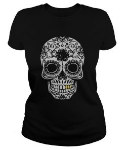 Beautiful Halloween Day Of The Dead Sugar Skull Retro Outfit  Classic Ladies