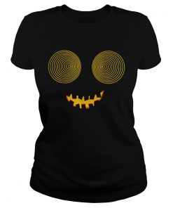 Beautiful Halloween uniquefunnycool pumpkin swirl vortex eyes  Classic Ladies