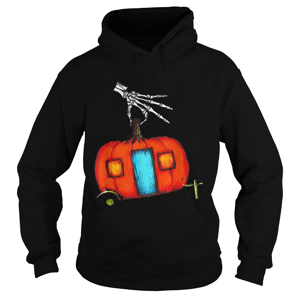 Beautiful Happy CampOWeen Funny Camping Halloween Gifts Hoodie