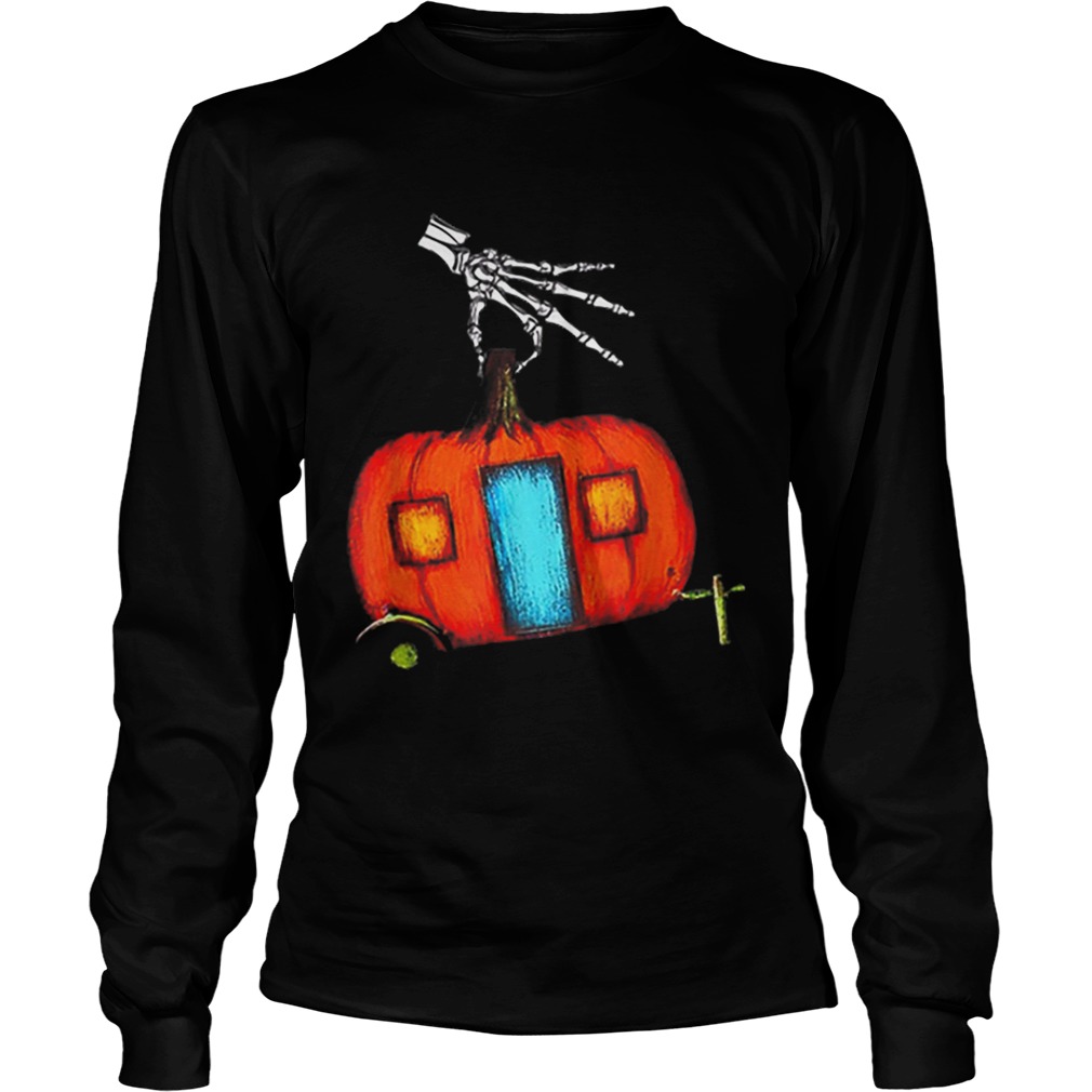 Beautiful Happy CampOWeen Funny Camping Halloween Gifts LongSleeve