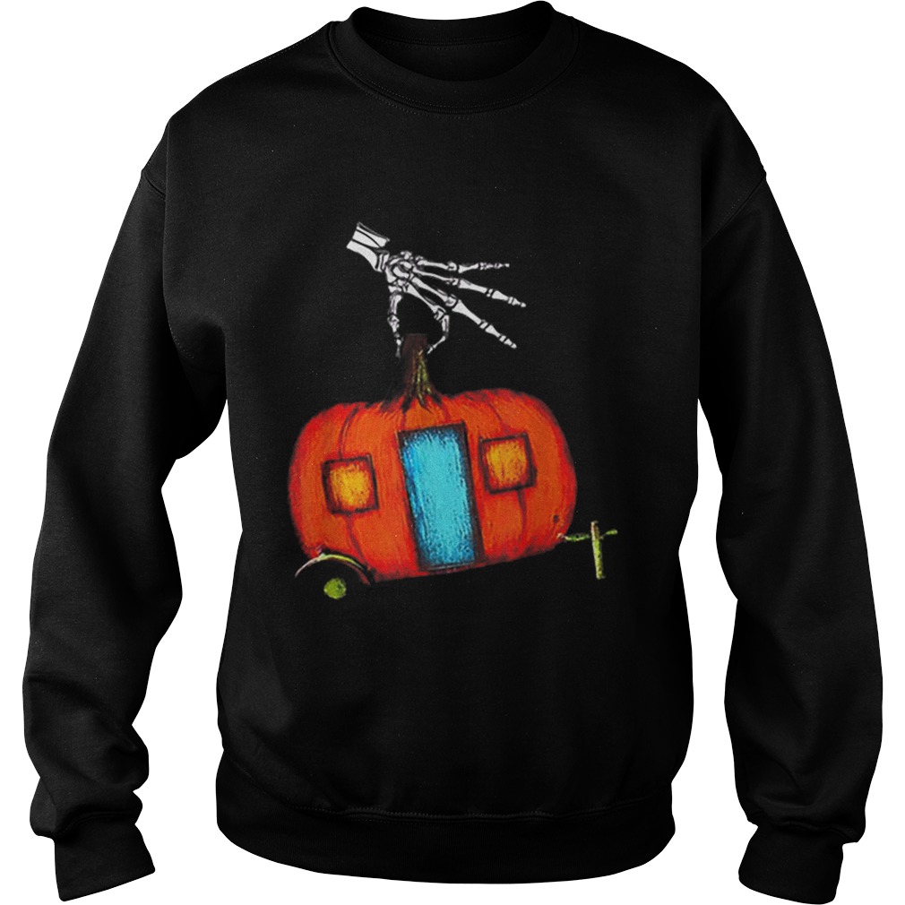 Beautiful Happy CampOWeen Funny Camping Halloween Gifts Sweatshirt