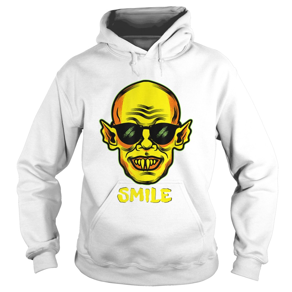 Beautiful Im Fine You Smile Zombie Halloween Vampire Graphic Hoodie