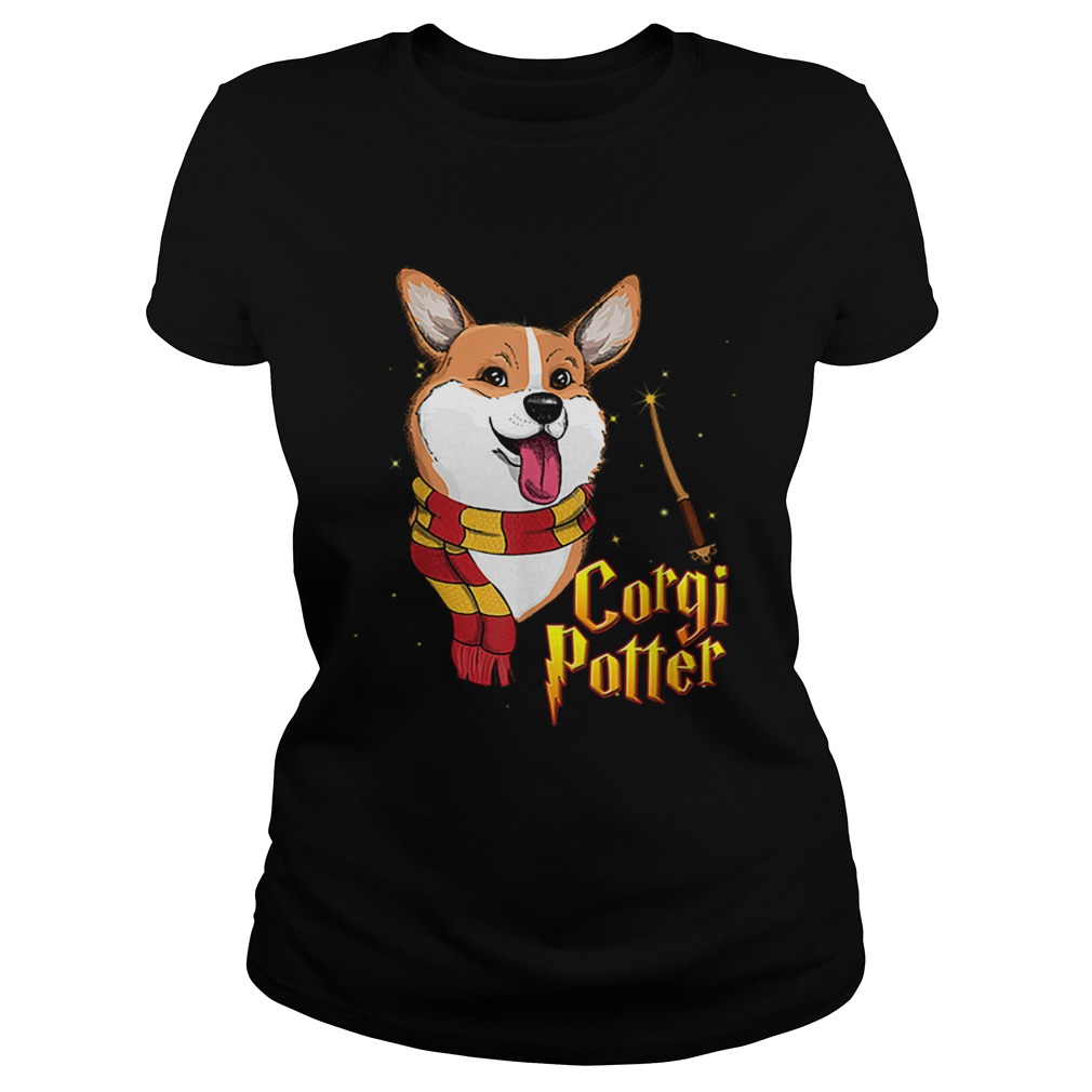 Beautiful Potter Corgi Harry Pawter Cute Corgi Dogs Halloween Classic Ladies