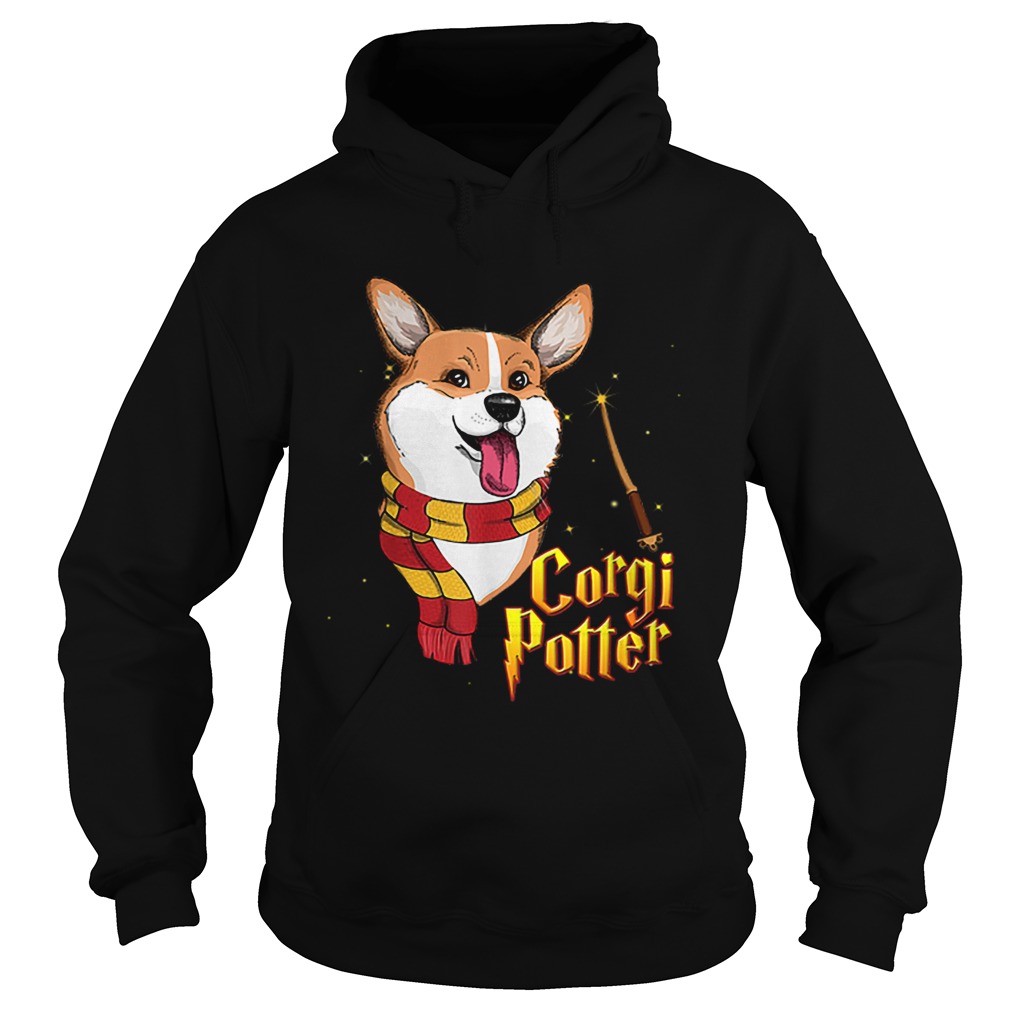 Beautiful Potter Corgi Harry Pawter Cute Corgi Dogs Halloween Hoodie